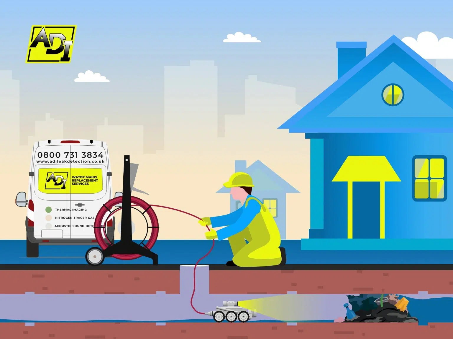 Drainage CCTV Surveys & Investigations Telford